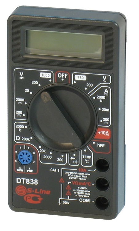 Мультиметр S-Line DT-838 - фото №1