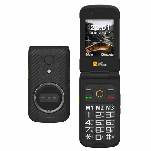 Телефон AGM M8, Dual nano SIM, черный epos impact mb pro 2 bluetooth