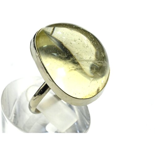 Кольцо Радуга Камня, цитрин, размер 18, розовый, желтый браслет цепочка радуга камня цитрин размер 18 см желтый