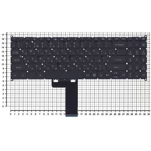 Клавиатура для ноутбука Acer Swift 3 SF315 черная с подсветкой replacement keyboards for acer swift 3 sf315 52g 51g sf315 41g sf315 54g sv hrvatski po portuguese black laptop part nki15170bm