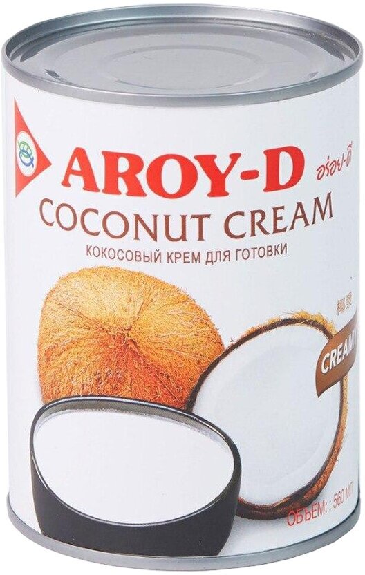 Сливки кокосовые Aroy-D 70% 560мл Thai Agri Foods - фото №4