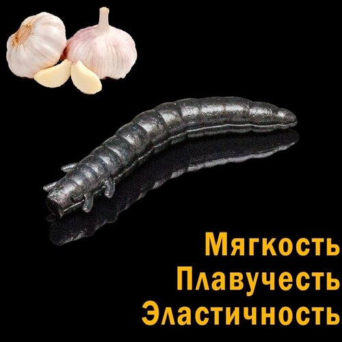 SOOREX PRO, Мягкие, ароматизированные приманки King Worm, Силиконовые приманки со вкусом чеснока