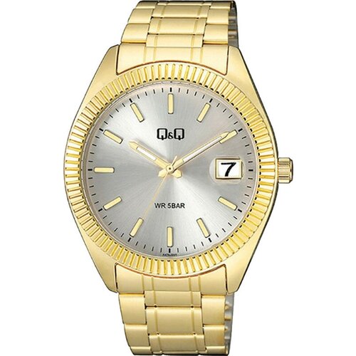 фото Наручные часы q&q a476-001, белый, золотой