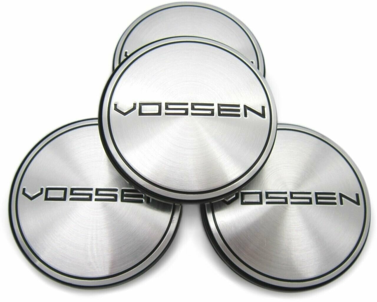 Колпачки заглушки на литые диски КиК "Воссен" 62/55/10, комплект 4 шт.