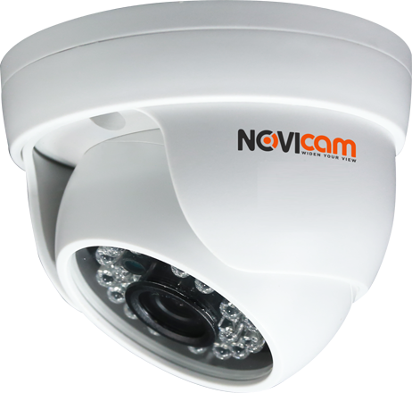 Видеокамера NOVIcam AC21 (ver.1162), купольная внутренняя