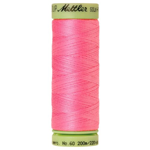 Нить для машинного квилтинга SILK-FINISH COTTON 60, 200 м 100% хлопок 0067 Roseate ( 9240-0067 )