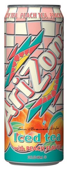 Напиток Arizona Peach Tea 0,68л - фотография № 1