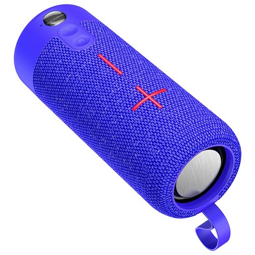 Колонка портативная Borofone BR19 Euphony Bluetooth пластик FM TF SD TWS подсветка цвет синий 185900₽