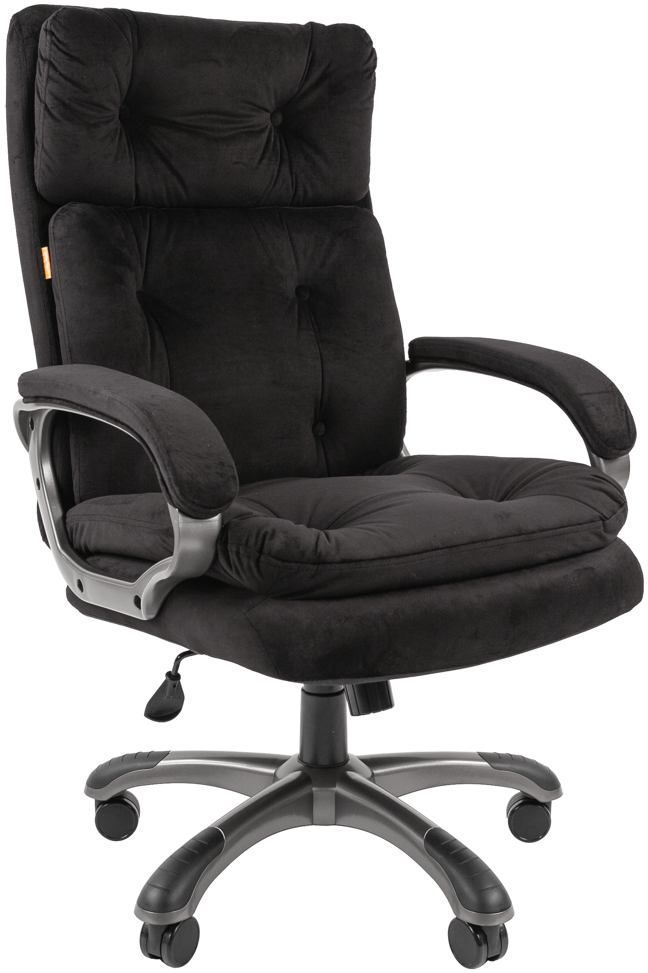 Офисное кресло, кресло руководителя CHAIRMAN 442, велюр, черный