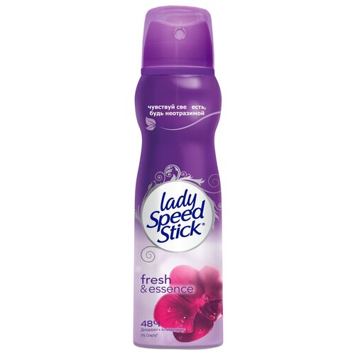 Lady Speed Stick Дезодорант-антиперспирант Fresh&Essence Черная орхидея, спрей, флакон, 150 мл, 1 шт.