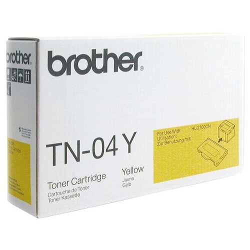 Картридж Brother TN04Y, 6600 стр, зеленый