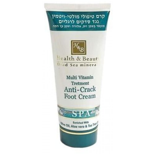 Купить Health & Beauty Крем для ног Dead Sea Minerals Multi-Vitamin Treatment от трещин 180 мл туба