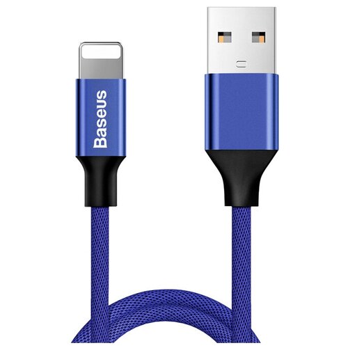 Кабель Baseus Yiven USB - Lightning (CALYW), 1.2 м, 1 шт., blue кабель baseus calyw 13 yiven cable usb to lightning 1 2m navy blue