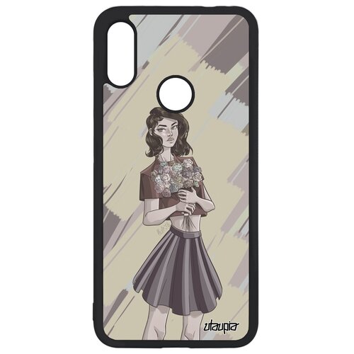 фото Чехол для телефона redmi note 7, "девушка и цветы" розы аниме utaupia