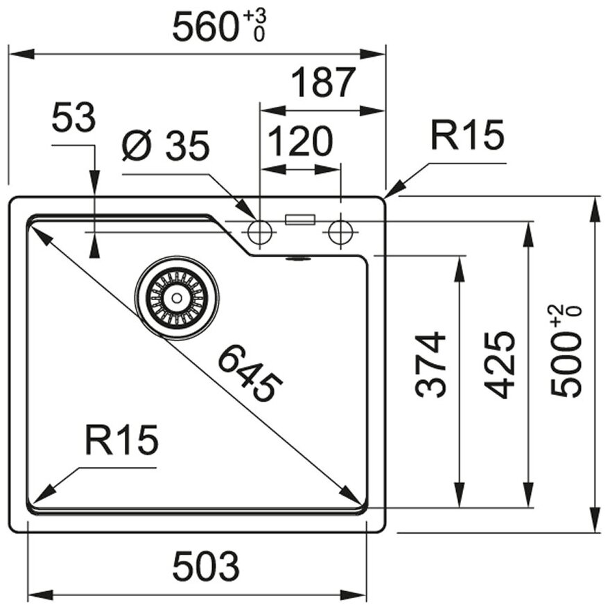 Кухонная мойка Franke UBG 610-56 белый (114.0582.272) - фотография № 3