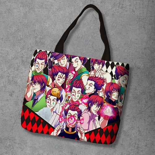 фото Сумка шоппер anime dakimakura, фактура рельефная, мультиколор