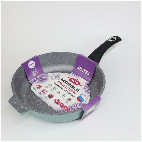 Сковорода 240мм несъемн/ручка б/кр с антипригарным покрытием 