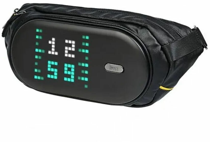 Сумка-слинг с пиксельным LED-экраном Divoom Pixoo SlingBag-C (Чёрный | Black)