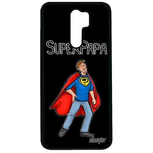 фото Чехол на смартфон xiaomi redmi 9, "суперпапа" комичный супергерой utaupia