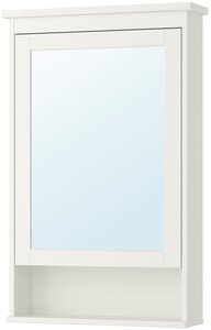 Зеркальный шкаф с 1 дверцей Хемнес 63x16x98 см, белый