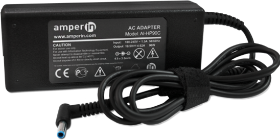 Блок питания для ноутбука Amperin AI-HP90C для ноутбуков HP 19.5V 4.62A 4.5x3.0mm 90W (013026)