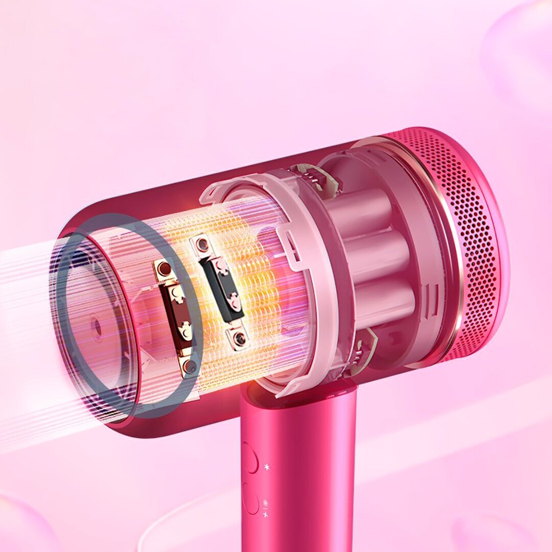 Фен для волос Xiaomi Showsee Hair Dryer Star Shining Red (A8-R) - фотография № 4