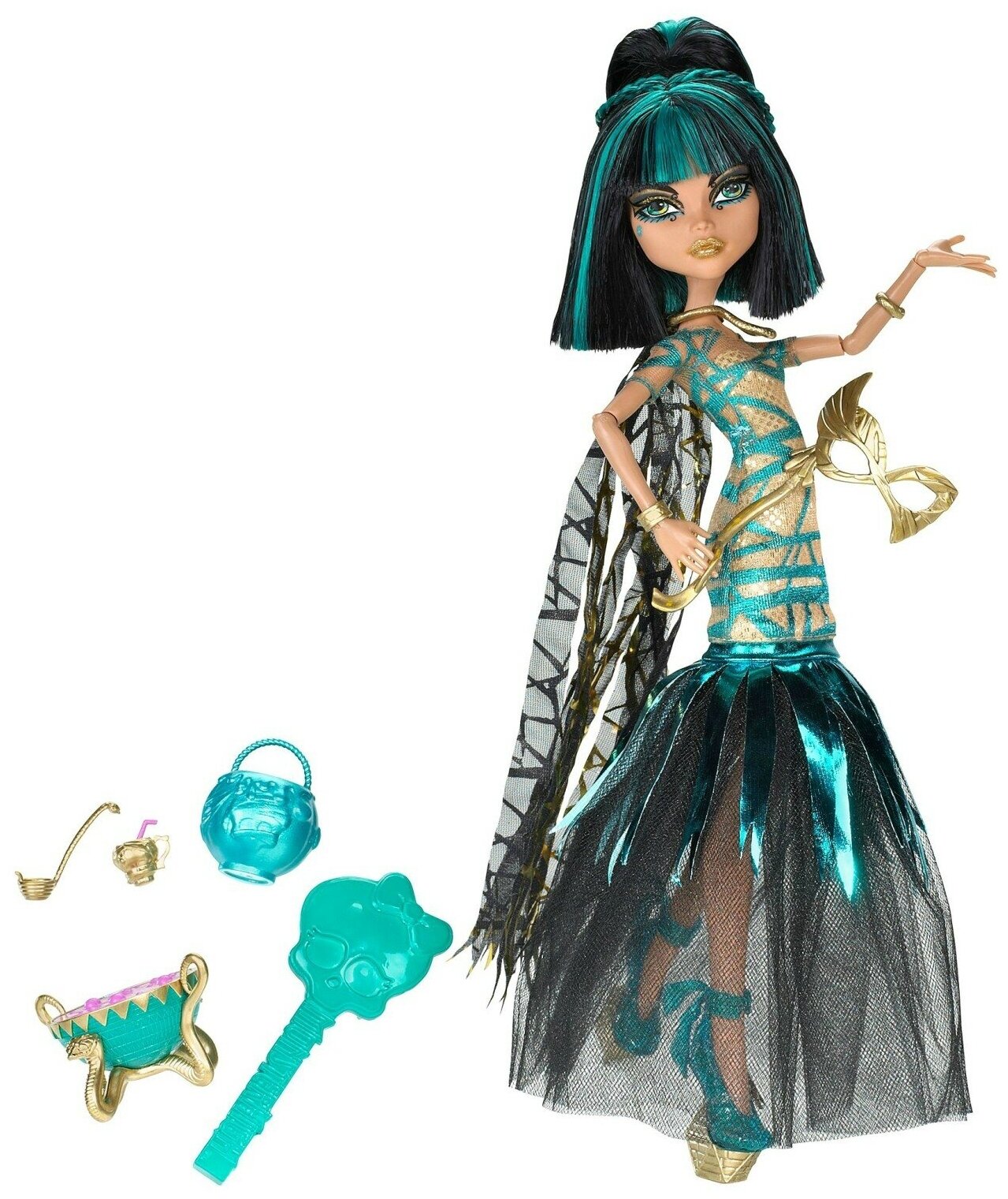 Кукла Monster High Маскарад Клео Де Нил, 27 см, X3718.