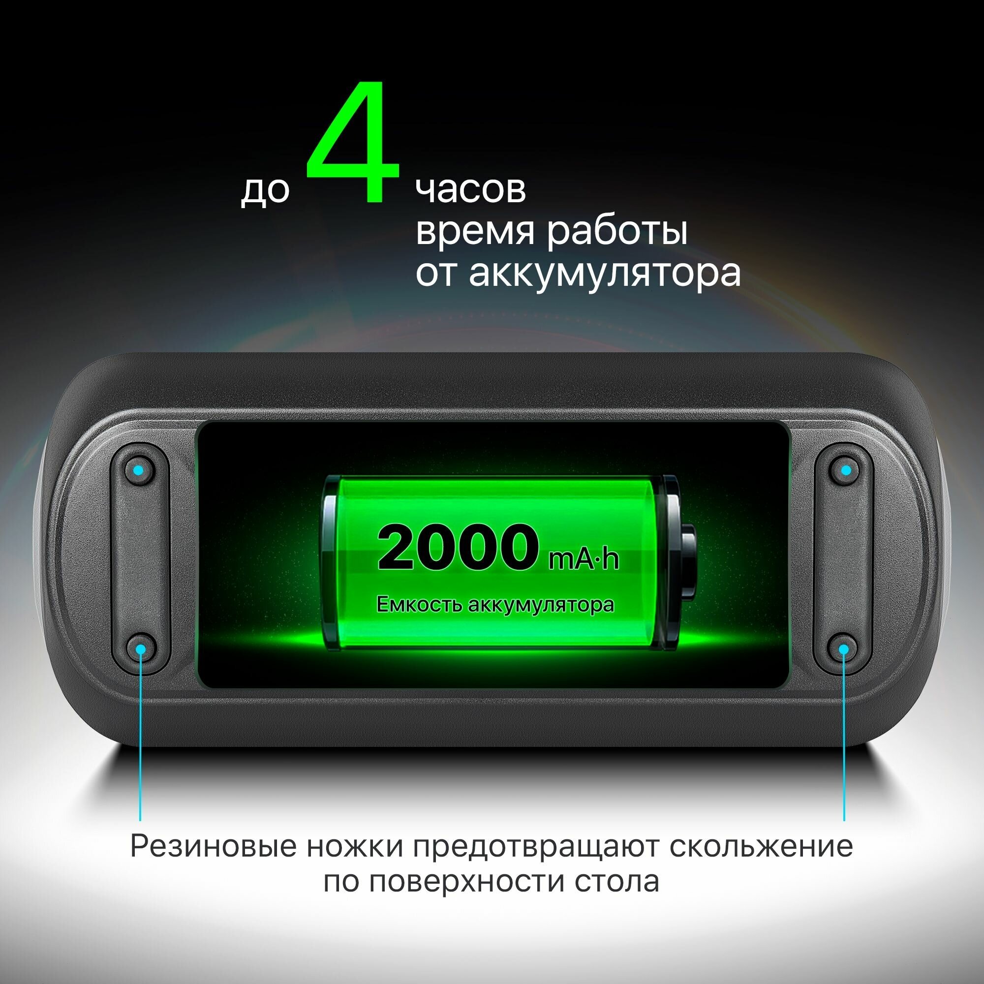 Портативная колонка Defender Enjoy S1000 черная, 20Вт, BT/FM/TF/USB/AUX - фотография № 4