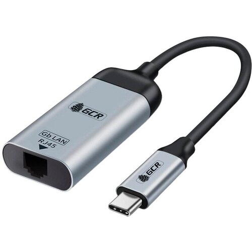 Переходник USB - Ethernet Greenconnect GCR-53398 аксессуар gcr usb type c 3 5mm mini jack usb type c black gcr 53598