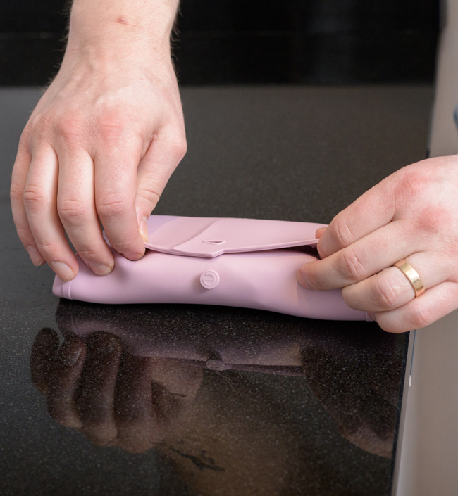 Everyday Baby Детский силиконовый нагрудник, розовый - фото №4