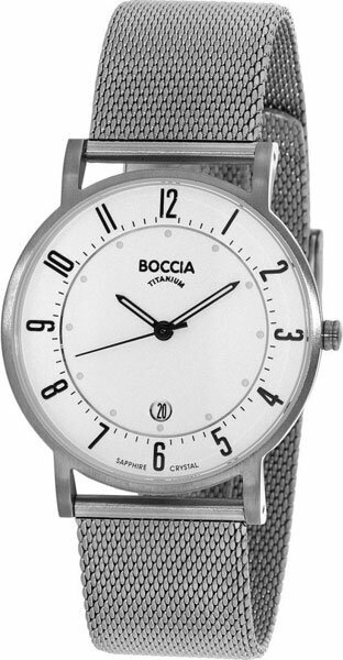 Наручные часы BOCCIA 3533-04, белый, черный