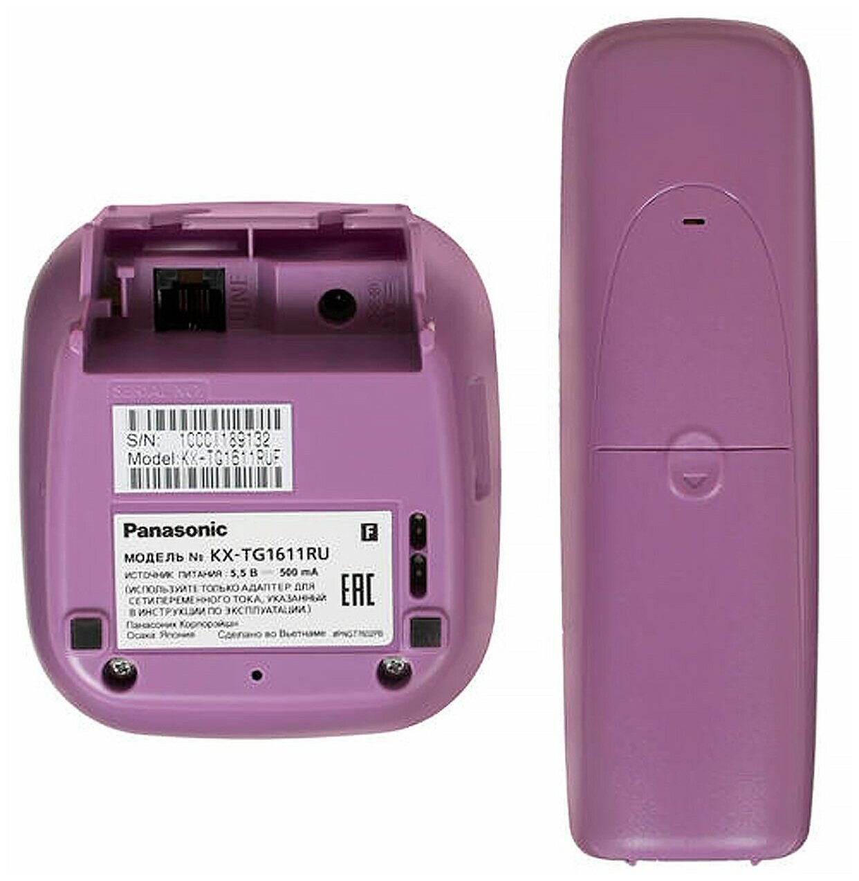 KX-TG1611RUF Panasonic KX-TG1611RUF - Беспроводной телефон Panasonic DECT - фотография № 6