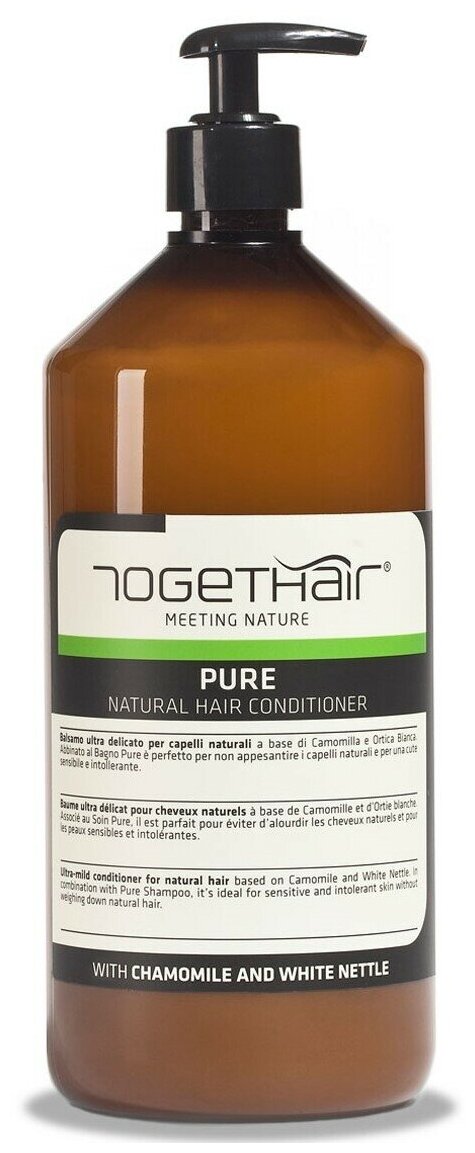 Togethair кондиционер Pure ультра-мягкий для натуральных волос, 1000 мл