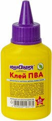 Клей ПВА юнландия (бумага, картон, дерево), 45 г, 227379, 227379