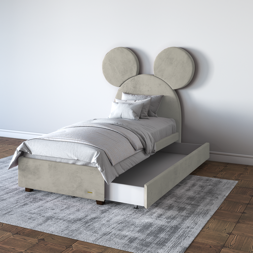 Детская кровать Mickey c полновыкатным ящиком