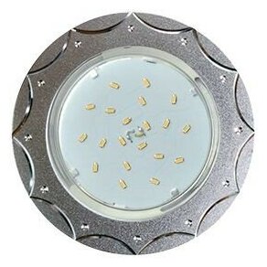 Ecola GX53 H4 DL5384 светильник Звезда Матовый Хром/Алюм. 20x110 FC5384ECB