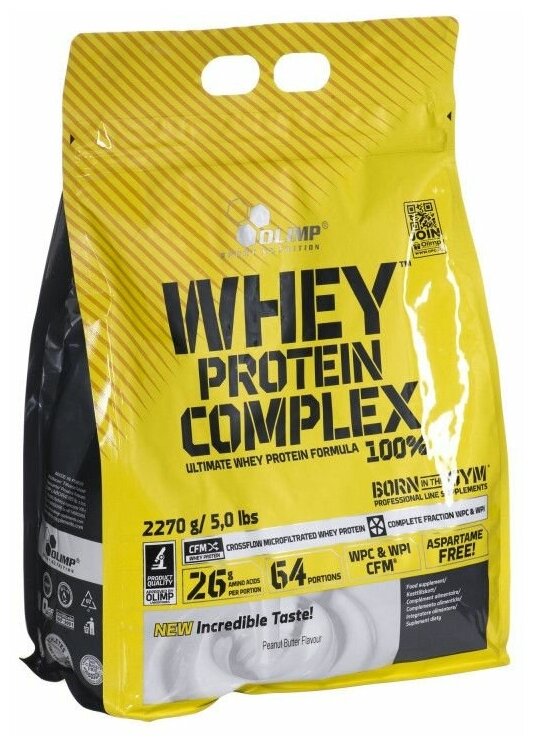 Протеин Olimp Sport Nutrition WHEY PROTEIN COMPLEX 100%, 2270 г. Ваниль