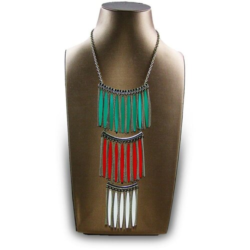 Колье-цепь из металла 