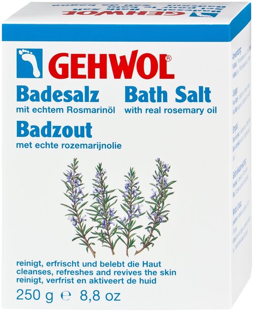 Gehwol Соль для ванны с розмарином, 250 мл