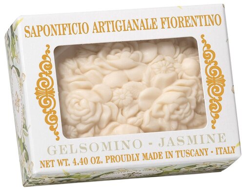 Saponificio Artigianale Fiorentino Мыло кусковое Botticelli Jasmine, 125 мл, 125 г