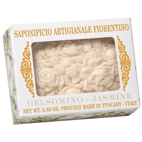 Saponificio Artigianale Fiorentino Мыло кусковое Botticelli Jasmine, 125 мл, 125 г