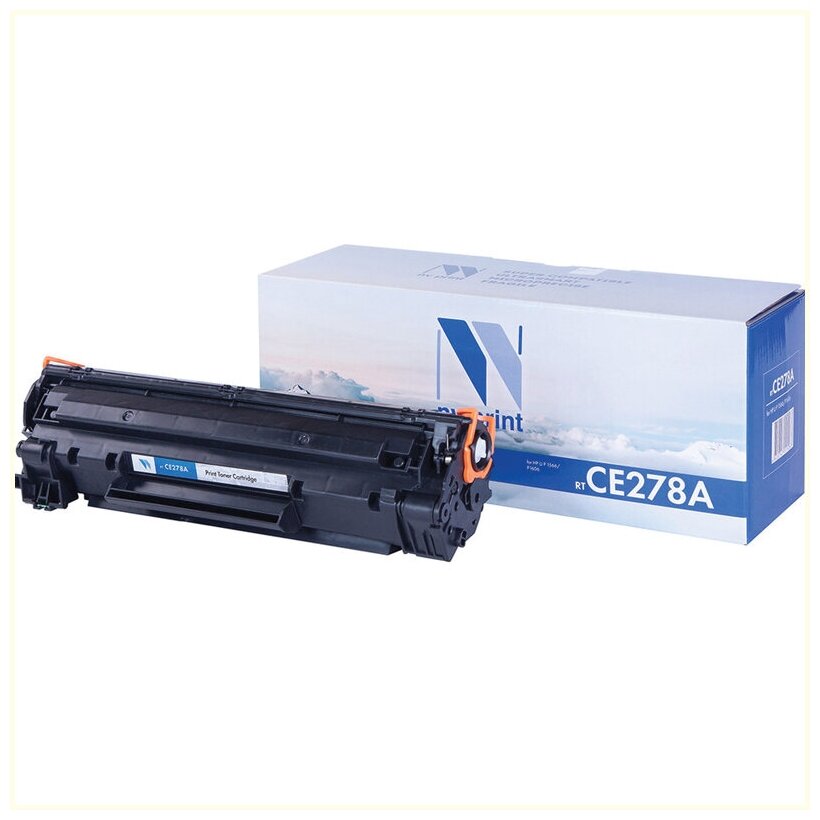 Картридж лазерный NV PRINT (NV-CE278A) для HP LaserJet P1566/1606DN, ресурс 2100 страниц, черный