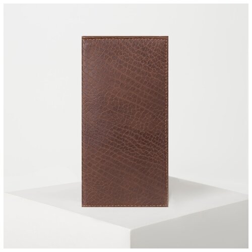 фото Портмоне муж топ, 9*1*18,5, 2 отд, д/карт, д/монет, коричневый 4697202 сима-ленд