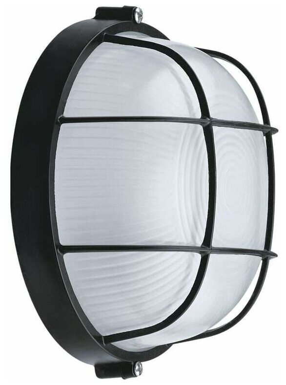 Светильник TDM НПБ1302 черный, круг с решеткой 60Вт IP54 - фотография № 3