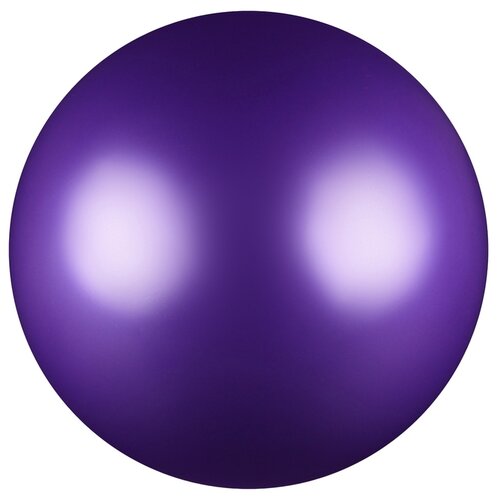 фото Мяч для художественной гимнастики силикон металлик 300 г, ab2803, фиолетовый, 15 см 4240959 сима-ленд