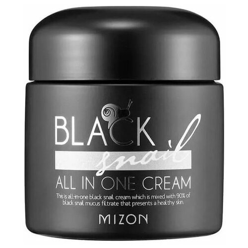 Крем Mizon Snail Black Snail All In One Cream, Крем для лица с экстрактом черной улитки 90%, 35 мл