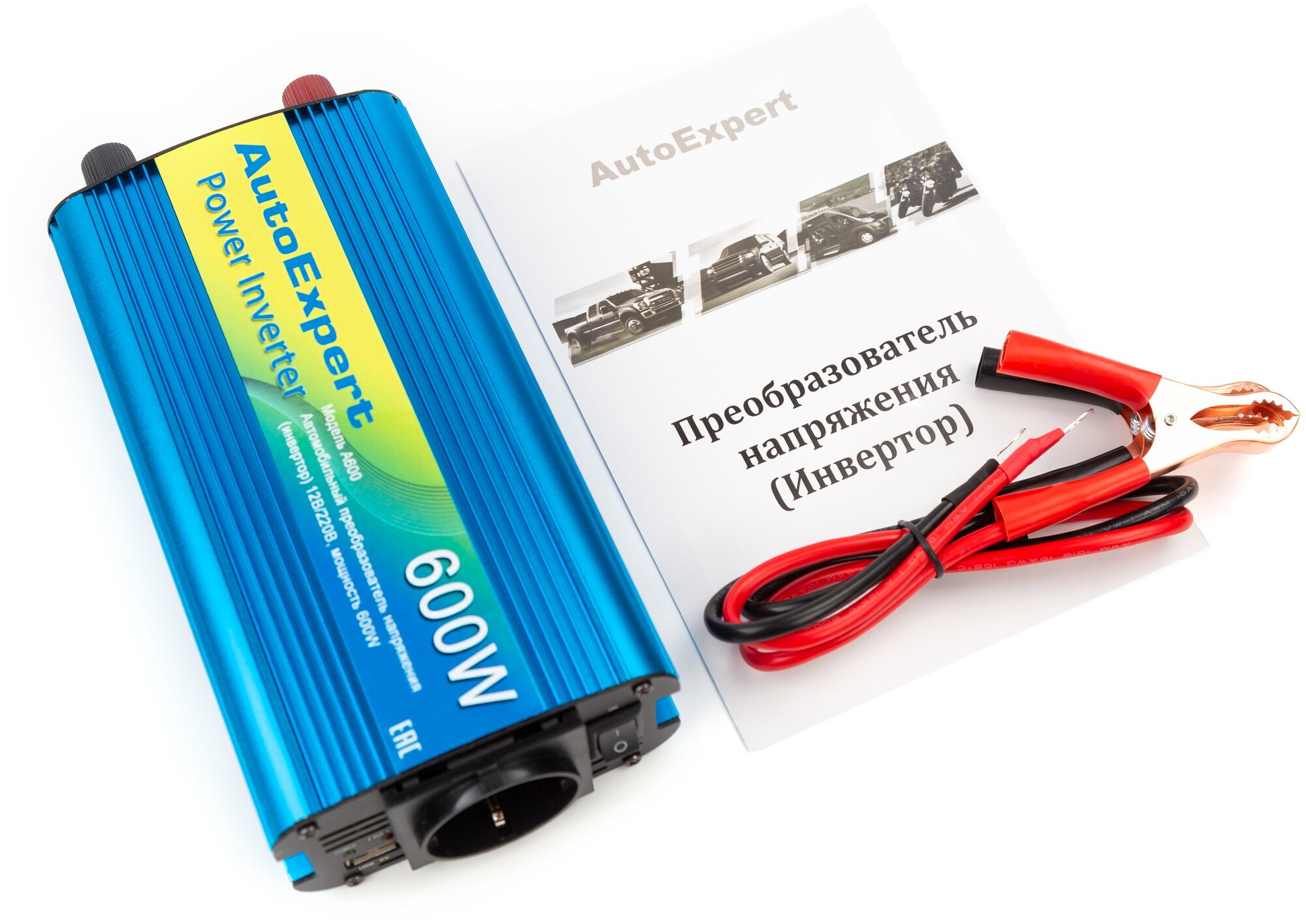 Преобразователь напряжения (инвертор) AutoExpert A600 600W 12/220V