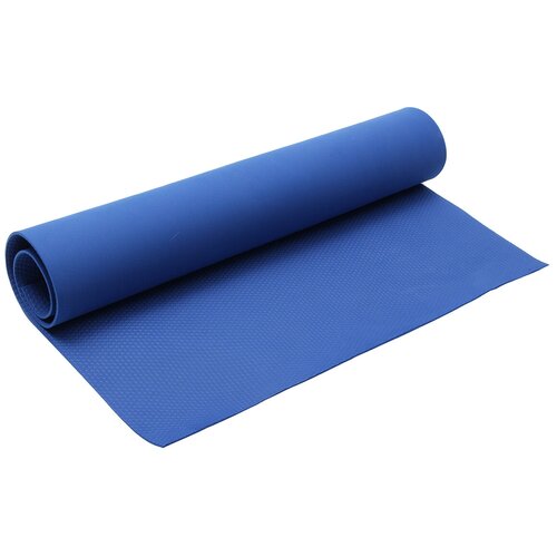 фото Коврик для йоги / коврик для тренировок синий / коврик для фитнеса фитнес браслет в подарок flystar
