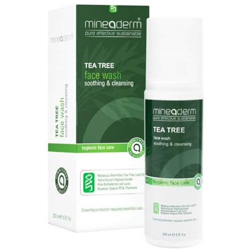 MINEADERM, Очищающий гель с экстрактом чайного дерева 200мл / Tea Tree Face Wash