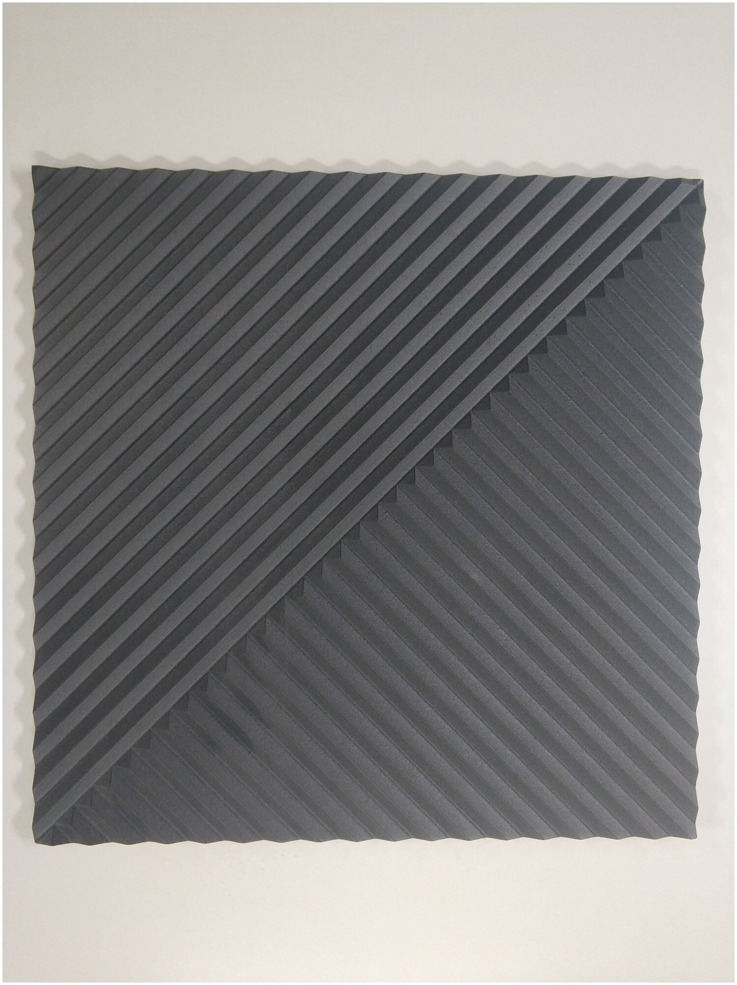 3 D Стеновая панель МДФ "Флоренция" Черный шелк, 4 шт (1м2), толщина 10мм - фотография № 9